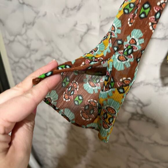 Zara Bohemian Print Top - Picture 7 of 13